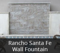 Rancho Santa Fe Wall Fountain Project